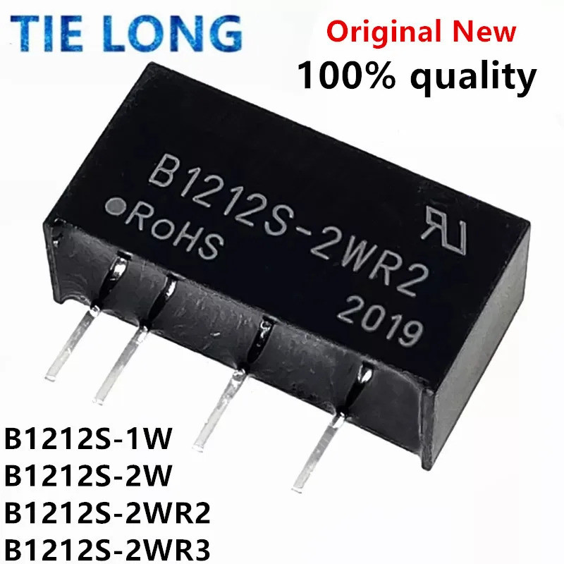 5PCS B1212S B1212S-1W B1212S-2W B12S-2WR2 B12S-2WR3 DIP B12 Switching power supply โมดูล