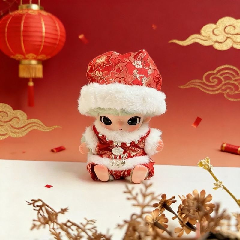 🔥ชุดตุ๊กตา Dimoo Journal of New Life ชุดเสื้อผ้าตุ๊กตาขนาด 10-15 ซม ชุด Dimoo New Year Clothes