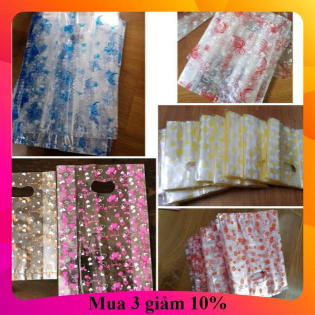 100g PP COTTON MANGO BAG, CLEAR NILON BAG พิมพ์ด้วย 2 สี PATTERNS