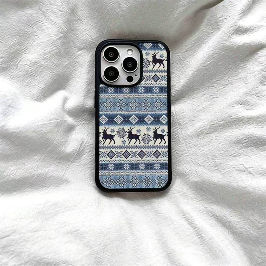 Fair Winter Bucks เหมาะสําหรับ Apple 17promax เคสโทรศัพท์ 15 อะคริลิคสไตล์ใหม่ 14pro Two-in-One สไตล