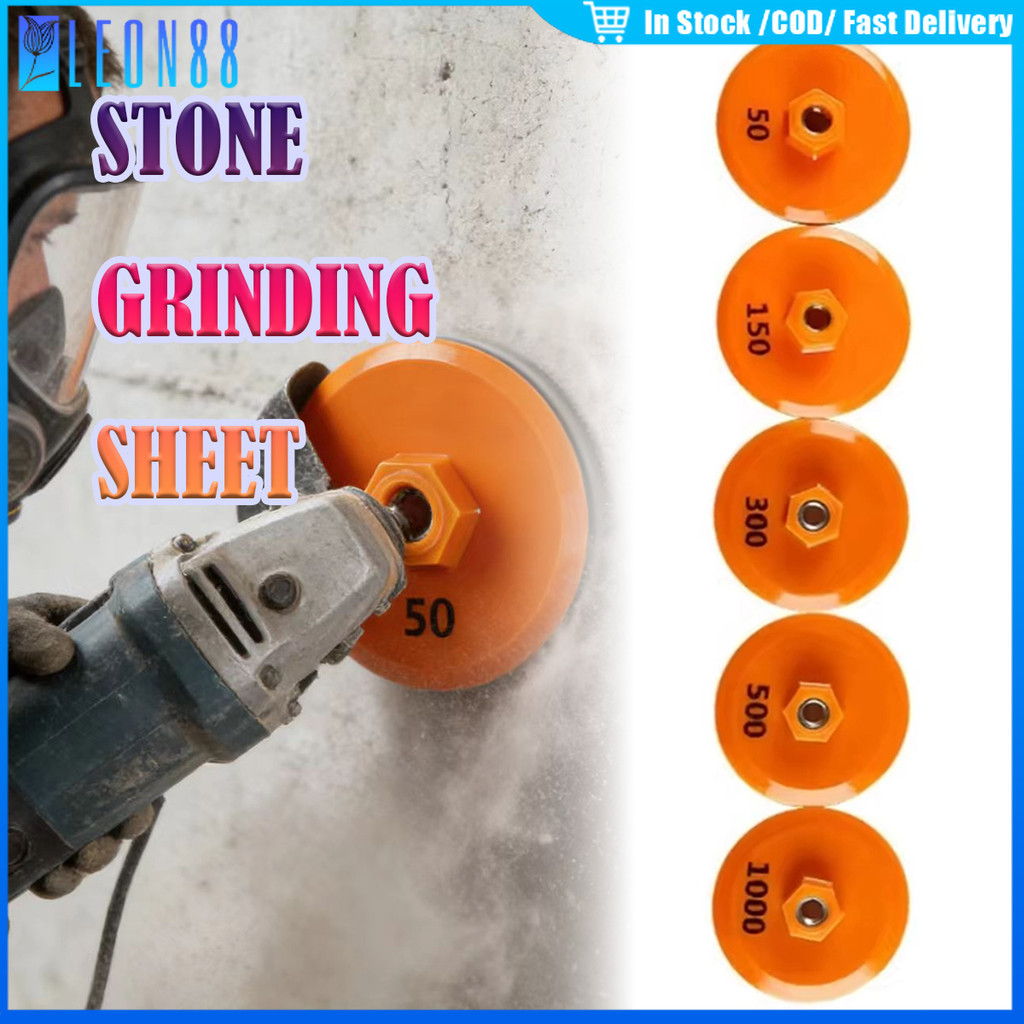 ของมาใหม่！50# 150# 300# 500# 1000#ใบเจียร 3นิ้ว ใบเจียร 1ชิ้น/3ชิ้น Marble tools Granite tools Tile 