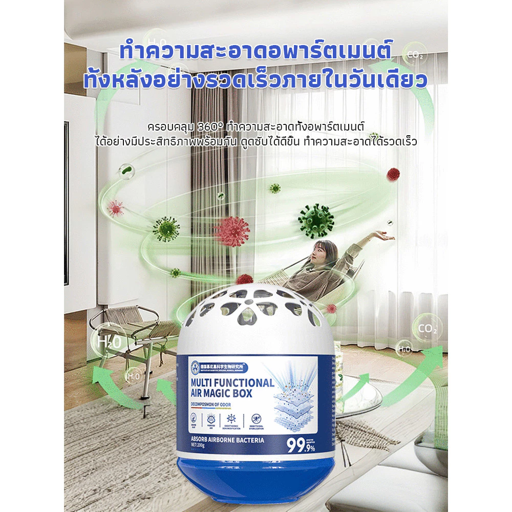 กล่องดูดฝุ่นมหัศจรรย์ อเนกประสงค์ ฟอกอากาศ แรงดูดสูง thumbnail 3