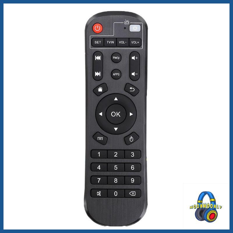 MOON Media Player รีโมทคอนโทรลเปลี่ยนรีโมทคอนโทรลสําหรับ Android Box H96 H96 PRO + H96 MAX H2 H96 MA