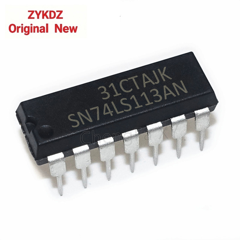 5PCS SN74LS113AN DIP-14 SN74LS113N SN74LS113 74LS113 HD74LS113AP DIP14 แบบบูรณาการ IC