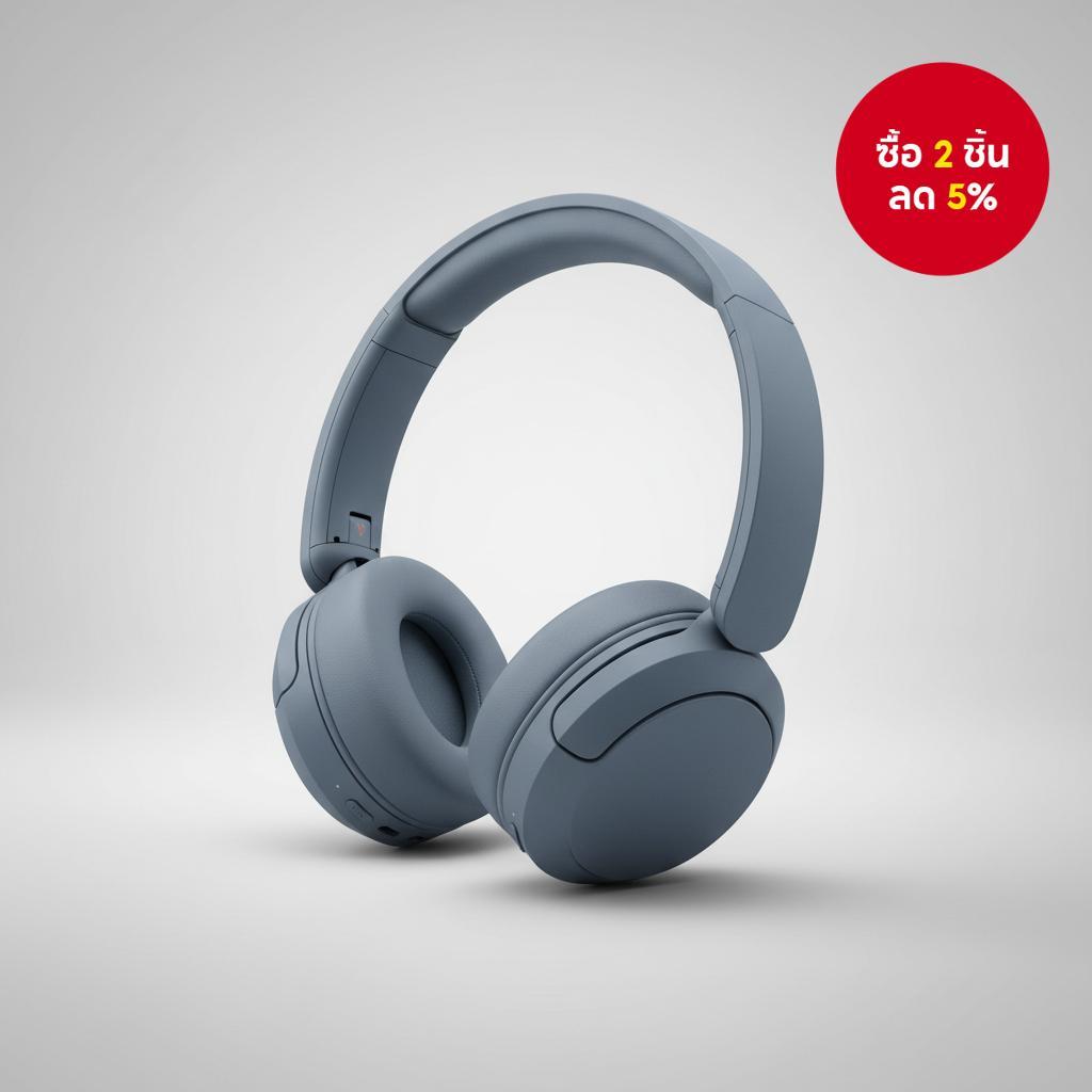 หูฟังไร้สายแบบคาดคอ CH520 Bluetooth 5.2 แบบ On-Ear – แบตเตอรี่ 50 ชั่วโมง น้ําหนักเบา เสียง HD ดีไซน