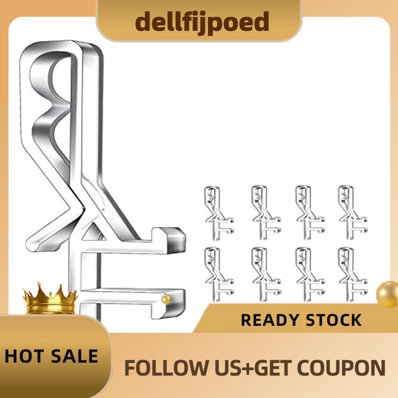 dellfijpoed1-7/8 นิ้วพลาสติกใส Valance คลิปช่องใส Valance คลิปสําหรับ Valance พร้อมร่องด้านหลัง ( 24