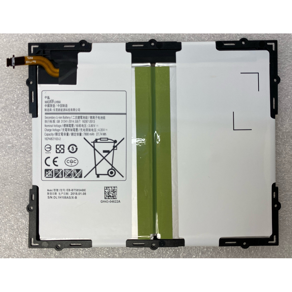 เหมาะสําหรับ SM-P580 P585 T583T585EB-BT585ABE แบตเตอรี่แท็บเล็ตพีซี