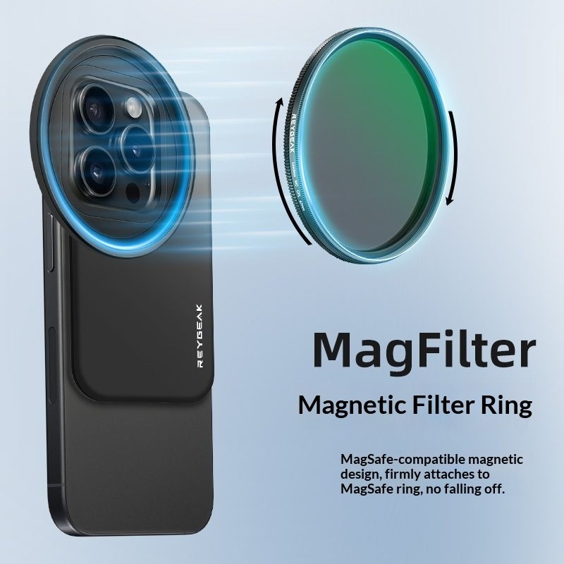 [จัดส่งด่วน] REYGEAK เหมาะสําหรับ iPhone Filter Holder เลนส์ปรับ ND ND Filter CPL Polarizer Holder อ