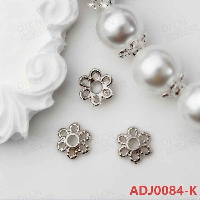 ADJ0084 [โมโนโครมฟรี 30 ชิ้นสําหรับการสั่งซื้อมากกว่า 100 ชิ้น] 14 พันทองรักษาทั้งร่างกายหนาเงิน Receptacle Spacer นูนหางกลวงหกกลีบขนาดเล็กทําด้วยมือ DIY จับคู่เครื่องประดับธรรมชาติอุปกรณ์เสริมวัสดุแพคเกจ ราคา ถูกที่สุด ดีลบีเคเค แกลเลอรีภาพที่ 6