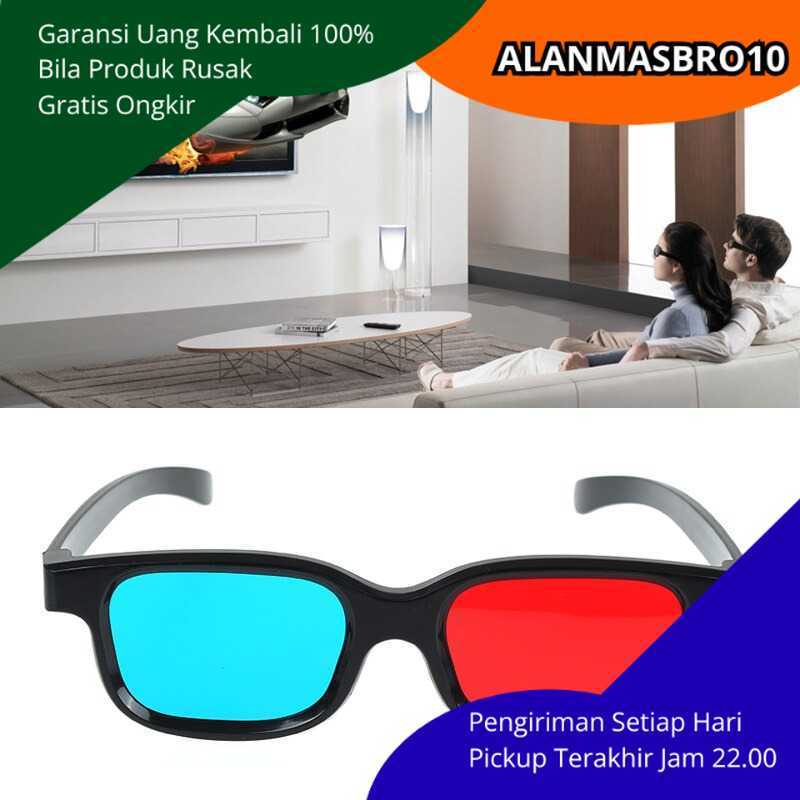 3D ภาพยนตร์ภาพยนตร์แว่นตาสบายกรอบพลาสติกและเลนส์ใสสําหรับประสบการณ์ดู Faster ทนทานโมเดิร์น Alanmasbr