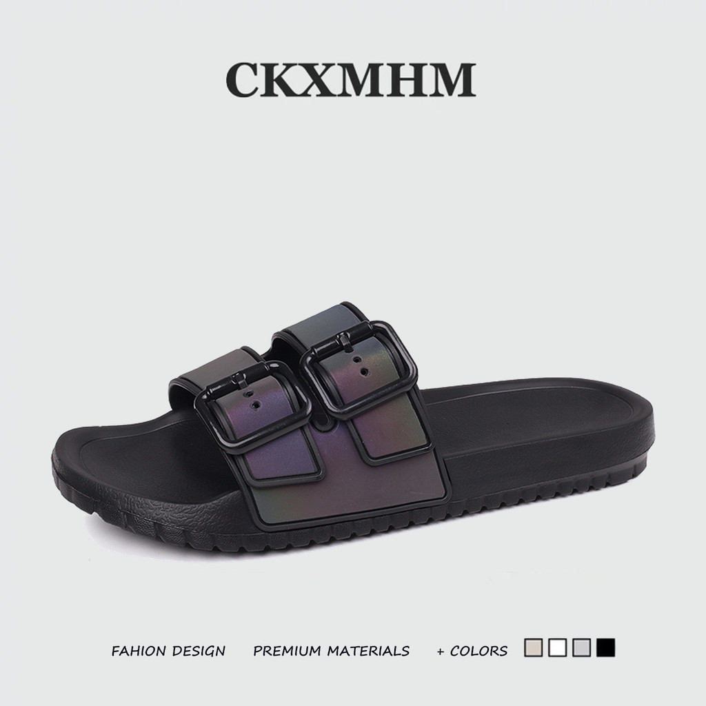 CKXMHM รองเท้าแตะ EVA สำหรับผู้ชาย สไตล์แฟชั่น ไซส์ใหญ่