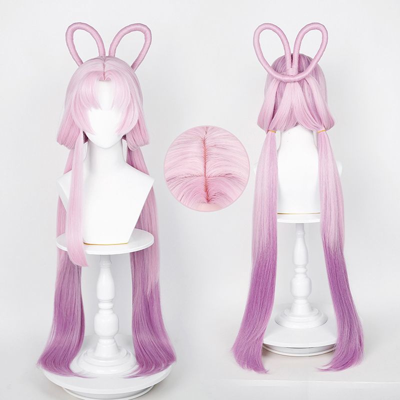 สินค้าใหม่พร้อมสต็อกการสร้างการ์ตูนยุบรถไฟดาว Kafka วิกผม Black Tower Pioneer March Seven Series วิก