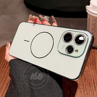 เคส OPPO Reno 15 5G Reno 16 15 Pro 5G เคส OPPO Reno 15 Pro Max 5G กันกระแทกแม่เหล็ก พร้อมฟิล์มป้องกันเลนส์กล้อง เคสโทรศัพท์หรูแบบด้านแข็ง สัมผัสฝ้า ป้องกันรอยนิ้วมือ