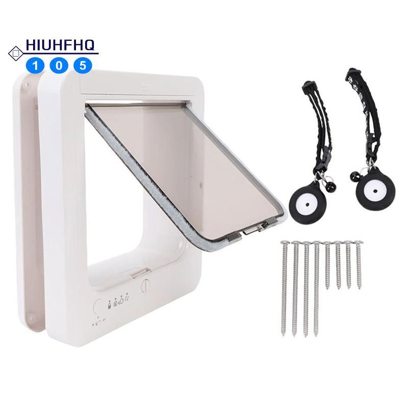 Hiuhfhq106 สมาร์ทประตูแมวตรวจจับอัตโนมัติพร้อมปลอกคอ ติดตั้งง่าย สําหรับบ้านสมาร์ท