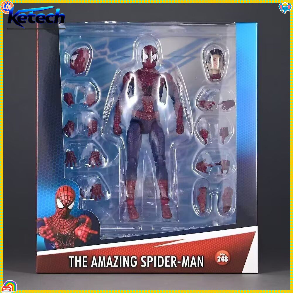 MAFIX248 The Amazing Spider-Man 2 Action Figure Andrew Garfield รุ่นสะสมรูปปั้นหุ่นสําหรับแฟนๆ