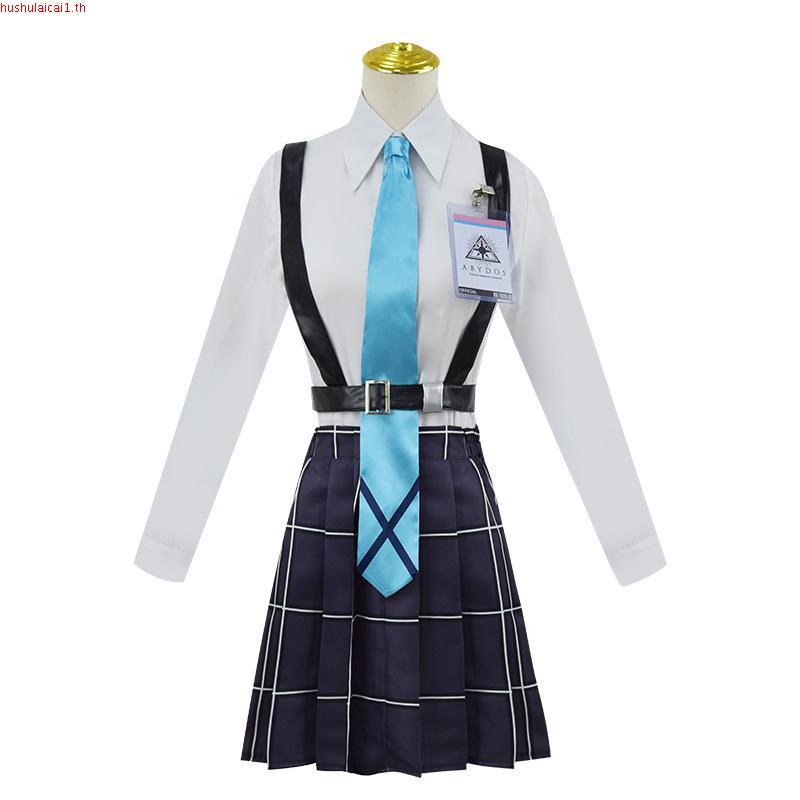 Acg Blue Archive Takanashi Hoshino ชุดยูนิฟอร์มคอสเพลย์ ชุดปาร์ตี้ฮาโลวีน