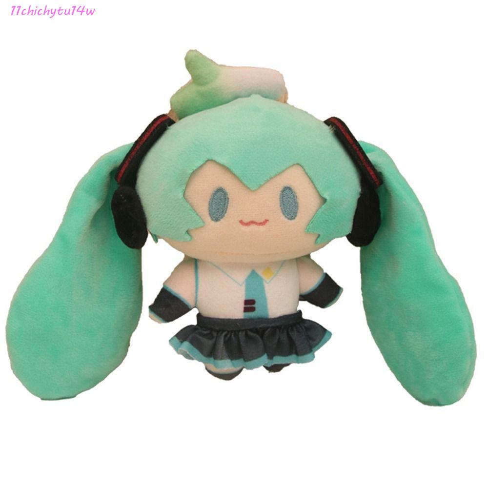 CHICHYTU14W ตุ๊กตา Hatsune Miku พวงกุญแจ, การ์ตูนอะนิเมะตุ๊กตา Hatsune Miku พวงกุญแจ, ตุ๊กตา Miku พว
