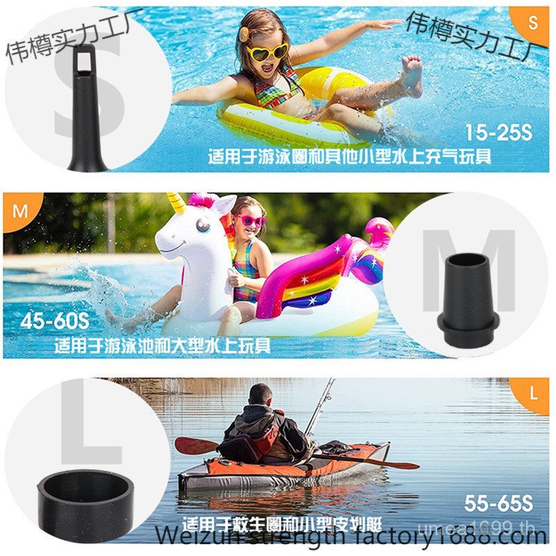 Lifebuster Pump Handy Tool Pump ปั๊มลมแหวนว่ายน้ําแหวนว่ายน้ําบอลลูนไฟฟ้าแบบพกพา Air Pump ปั๊มลม EAV