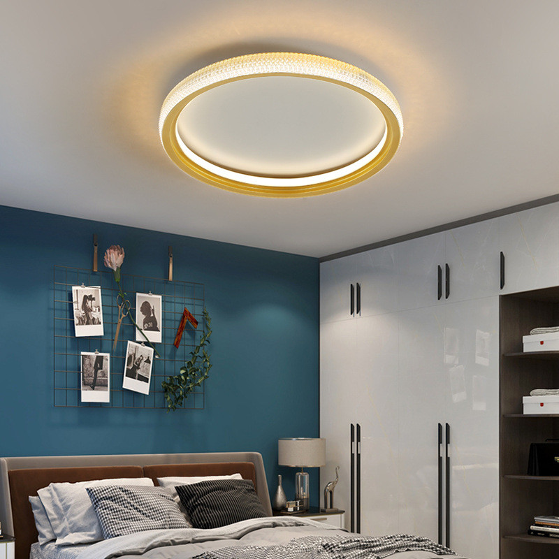 Bedroom Ceiling Light Modern Simple Bedroom Light Round Nordic Personality Creative Study Light Set