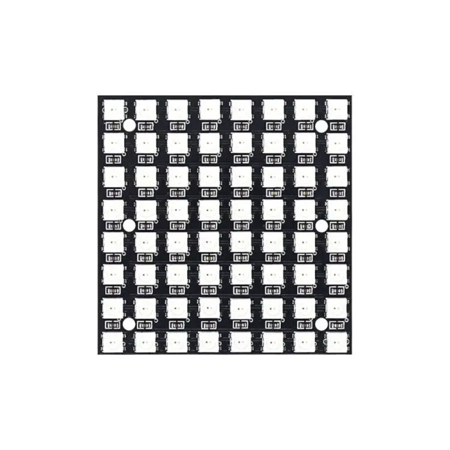 WS2812 LED 5050 RGB 8x8 64 บิต LED Matrix Module