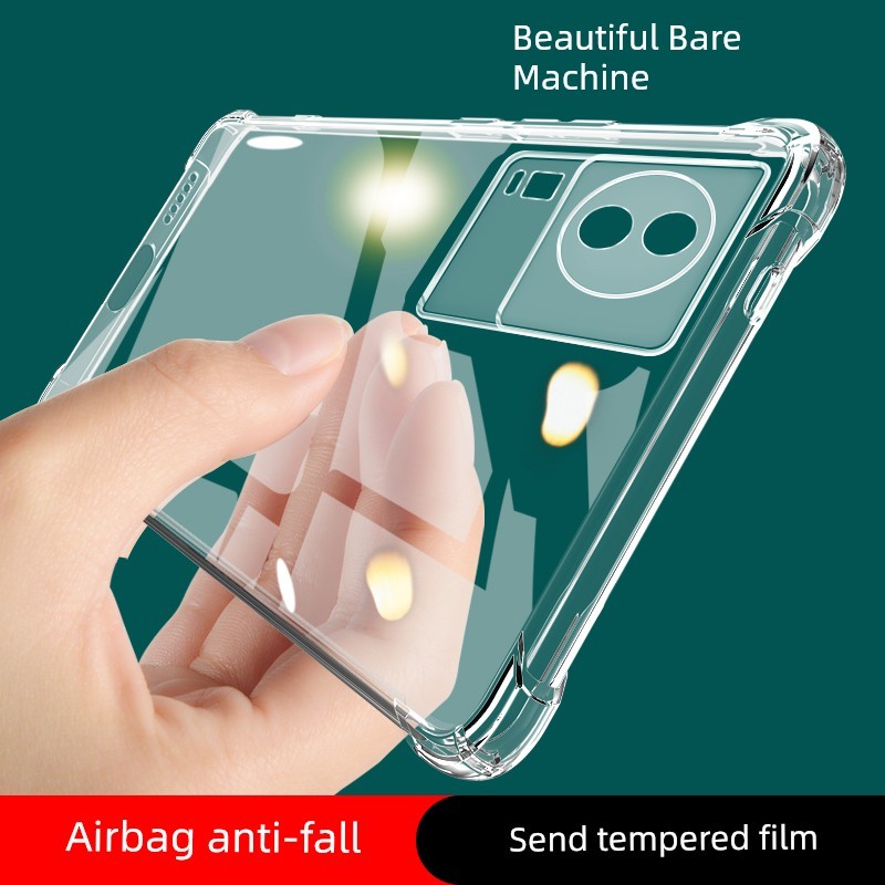 เคส iqoo z9x 5g เคส iqoo 12 Vivo Shock-proof Racing Case ปกป้องโทรศัพท์แบบโปร่งใส