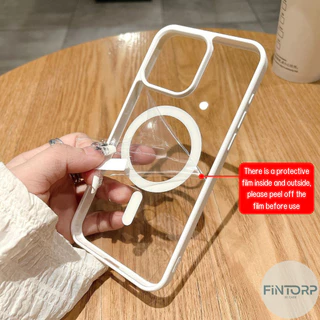 Magnetic เคส For Samsung A07 A17 A56 A16 A15 A37 A57 A54 A35 A06 A25 A26 A36 ฝาครอบกันกระแทกอะคริลิกใส