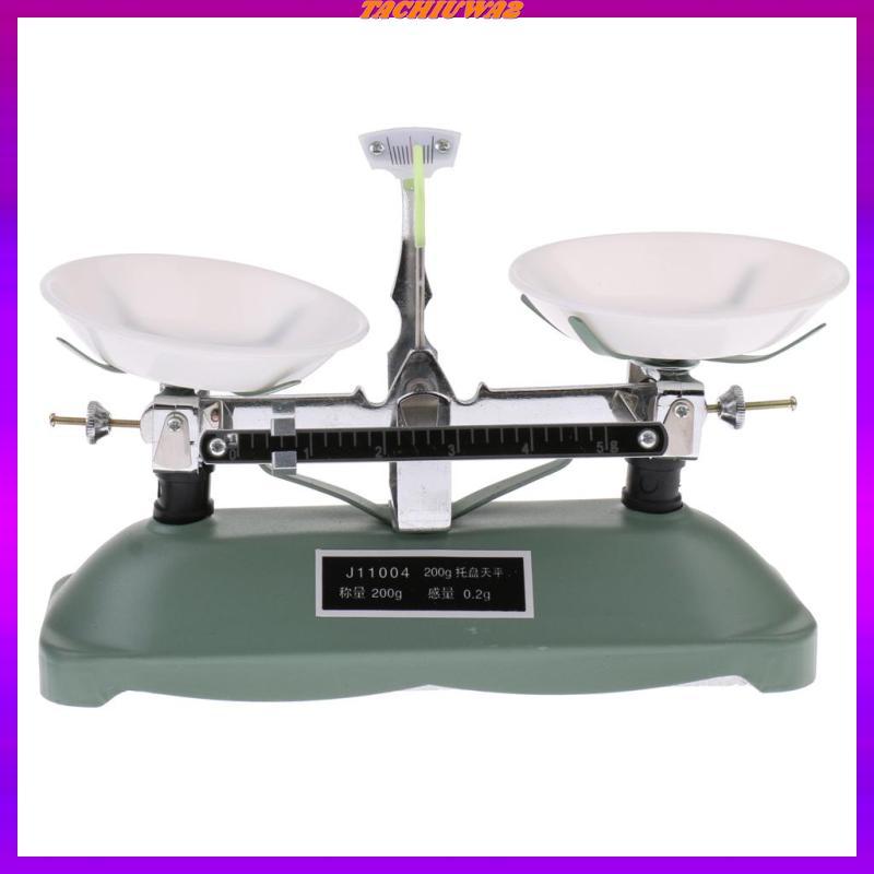 [Tachiuwa2] Lab Table Balance Scale W/Wieghts 5g,10g,20,50g,100g School Physics Tool