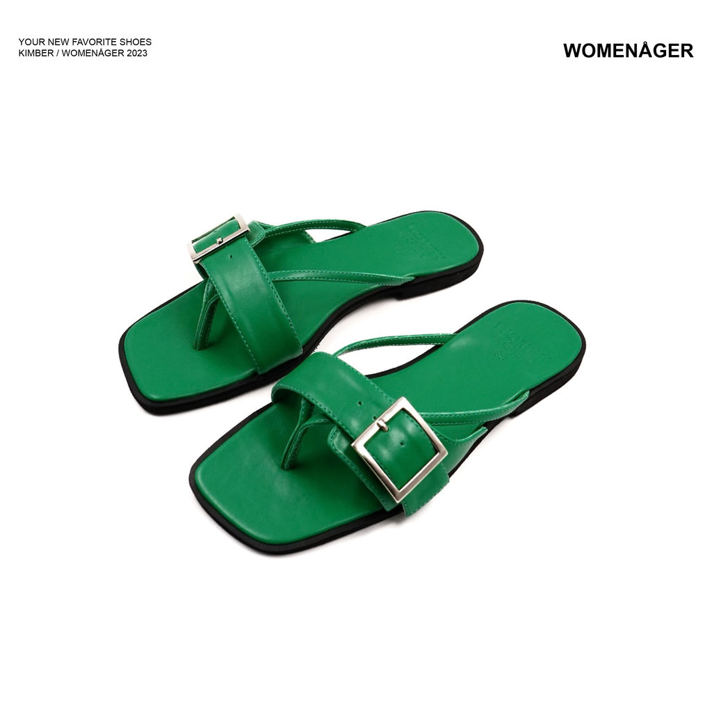 womenager - Kimber Green รองเท้าผู้หญิง รองเท้าแตะแฟชั่น สวมใส่ง่าย