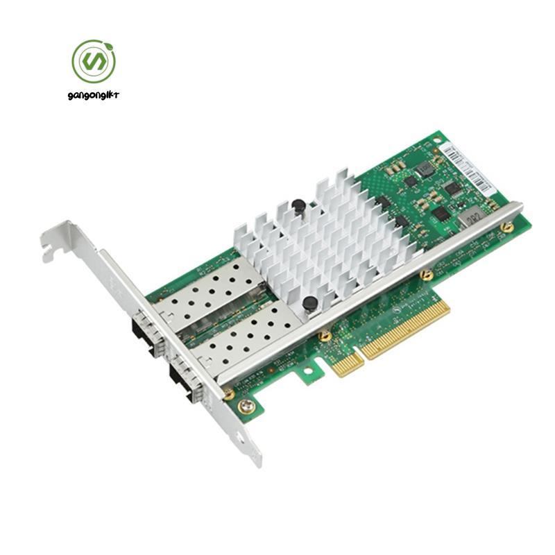 [gangong1kr]X520-DA2 10GbE การ์ดเครือข่ายพอร์ตคู่คู่ + พอร์ต PCI Express X8 ไฟเบอร์เซิร์ฟเวอร์อะแดปเ