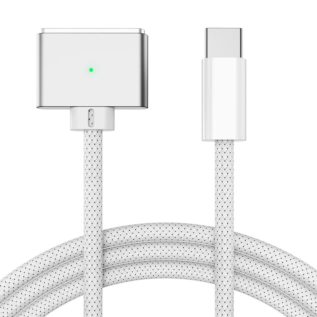 USB-C to Cable (6.6FT) สําหรับ M4 MB Air Pro Charger, สาย 140W รองรับ MB Air (13"/15" 2025/2024/2023/2022), Pro (16"/14" 2024/2021)