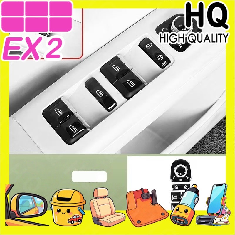 [READY]GEELY EX2 MAX EV Button stickers Car interior kit geely ex2 pro Car decoration accessories LSOV