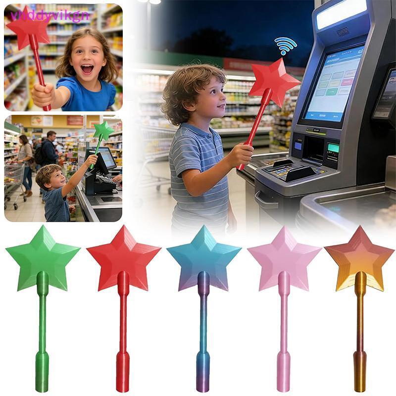 VHDD 1 ชิ้น 3D พิมพ์ Star Wand Tap To Pay Star Magic Wand แบบพกพา Contactless การชําระเงินผู้ถือบัตร