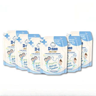 (ส่งฟรี X6ถุง) D-nee ดีนี่ น้ำยาซักผ้า สำหรับเด็ก ชนิดเติม ขนาด 1100-1300มล. เลือกกลิ่นได้