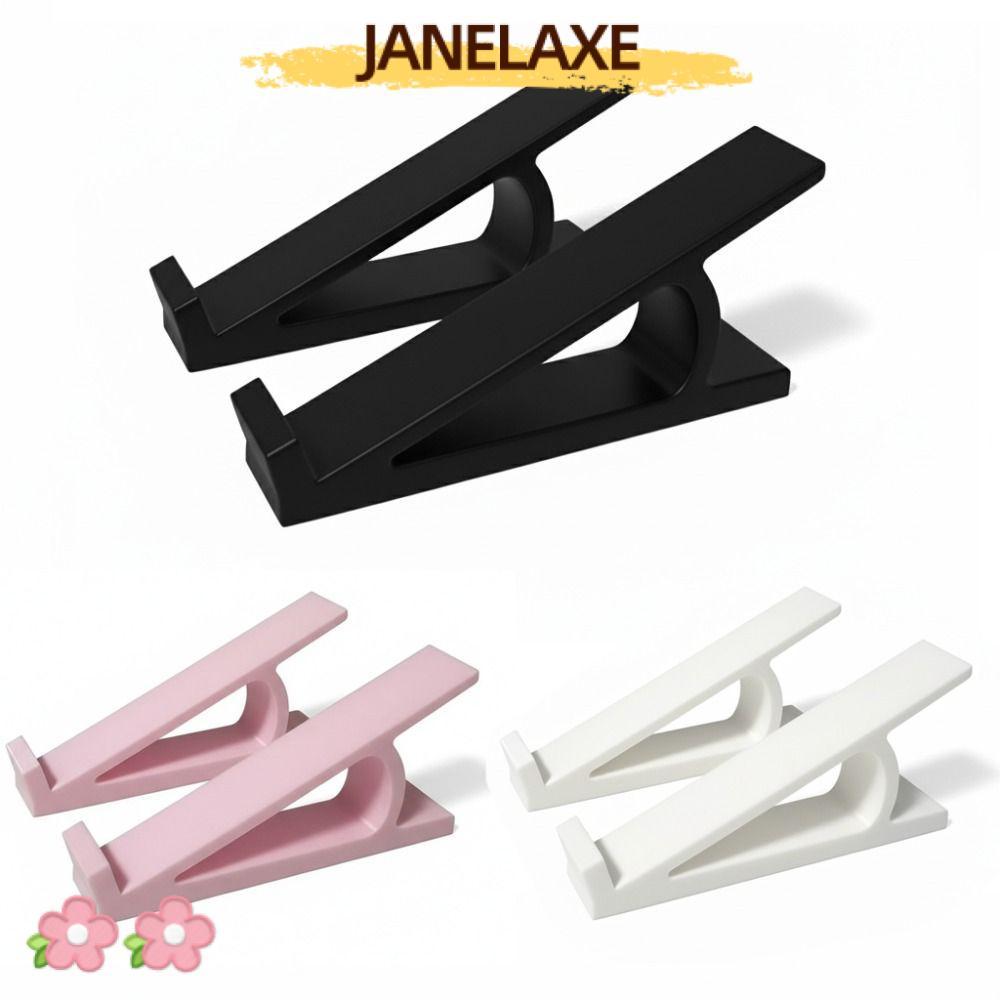 JANELAXE932JN 1 คู่คีย์บอร์ดคอมพิวเตอร์ Riser, อุปกรณ์เสริมคีย์บอร์ดพลาสติกขาตั้งยกระดับ, คุณภาพสูงยกคีย์บอร์ดมุมแบบพกพา Monitor Holder
