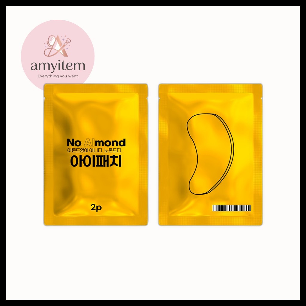 [almondyoung] No Almond Hydrogel Collagen Eye Patch, 100 ชิ้น, 1 ชิ้น / Korean Eye Patch / Collagen 