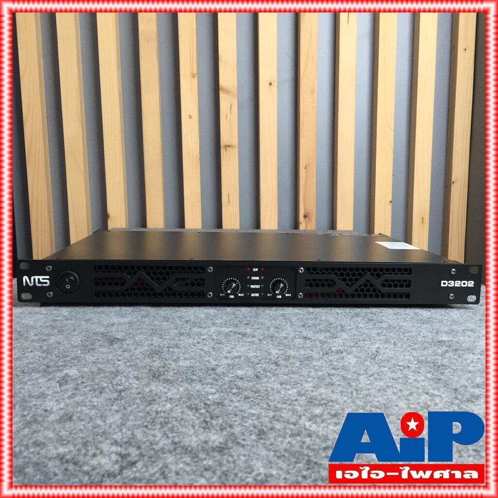 เครื่องขยายเสียง NTS D-3202 poweramp 480W x 2 at 4 OHM d3202 D 3202 Ai-flagus
