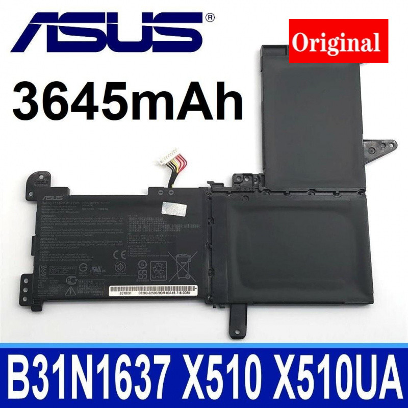 11.52V ASUS B31N1637 C31N1637 A510 A510U 15 N580GD N580VD X510U S510U N580 X510UNR X510UR LAPTOP BAT