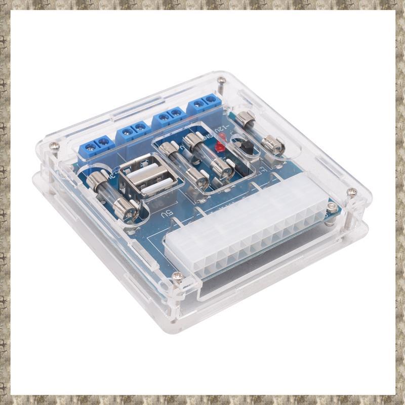 [zv0lma8i] -M28W ATX Power Board คอมพิวเตอร์อะแดปเตอร์จ่ายไฟโมดูล 24Pin 5A อินเทอร์เฟซ USB สําหรับเด