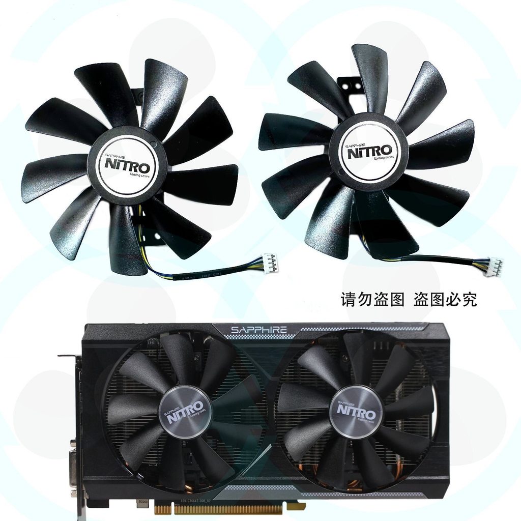 [พัดลมระบายความร้อนคอมพิวเตอร์] Sapphire Sapphire R9 380X/R9 380 พัดลมระบายความร้อนการ์ดกราฟิกเวอร์ช