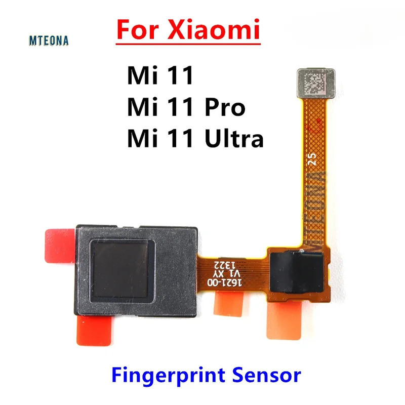 เซ็นเซอร์ลายนิ้วมือสําหรับ Xiaomi Mi 11 Pro Ultra ปุ่ม Home Flex Cable 11Ultra อะไหล่ทดแทน