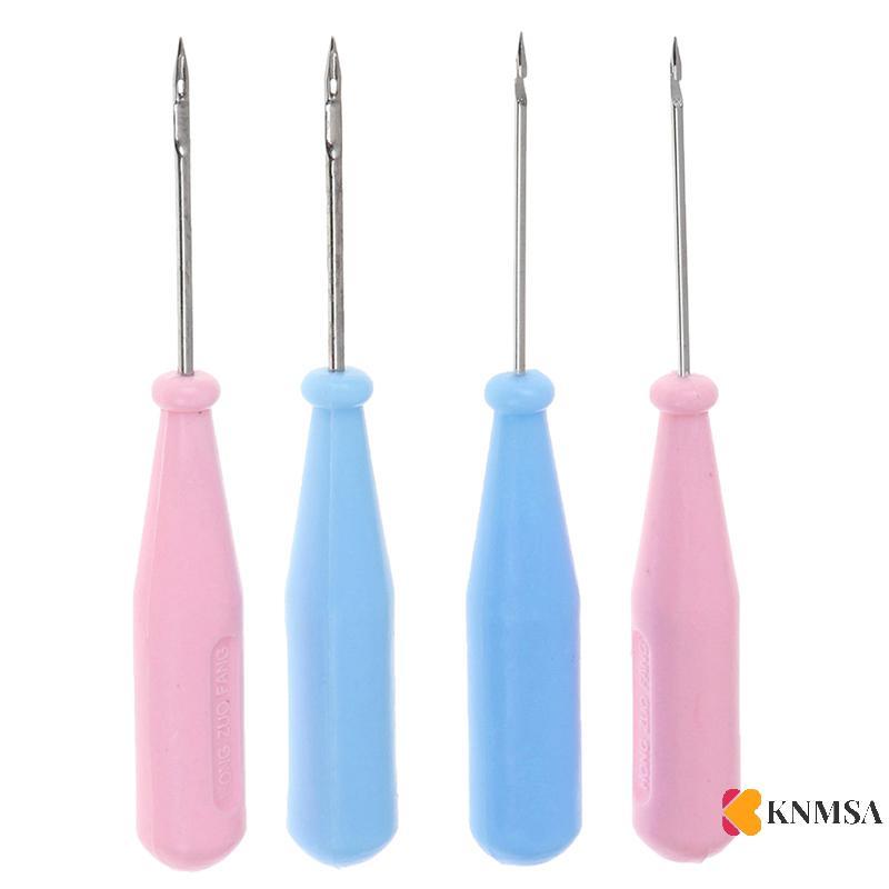 KNMSA] Steel Stitch ดีไซเนอร์ Awl รองเท้า Hole Hook DIY เครื่องมือหนังซ่อมรองเท้าเข็ม คอเต่า SsnkNam