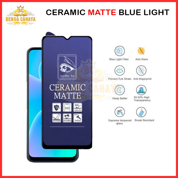 ANTI-SCRATCH-SAMSUNG J4 PLUS / J6 PLUS / J8 -MATTE BLUE CERAMIC ANTIBLUE