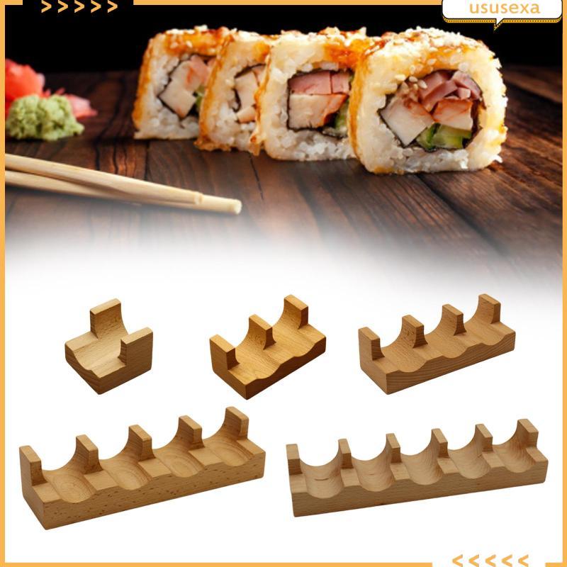 [Ususexa] ไม้ Taco Shell Holder ถาดนําเสนอตกแต่งสําหรับซูชิโรลปาร์ตี้จัดเลี้ยงจอแสดงผลอาหาร