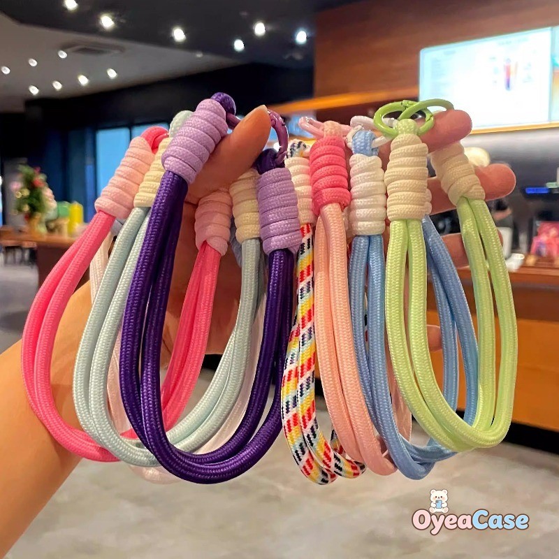 พวงกุญแจสายคล้องข้อมือมินิมอลสีลูกกวาดทนทาน โดปามีน อิน รูปที่ 2