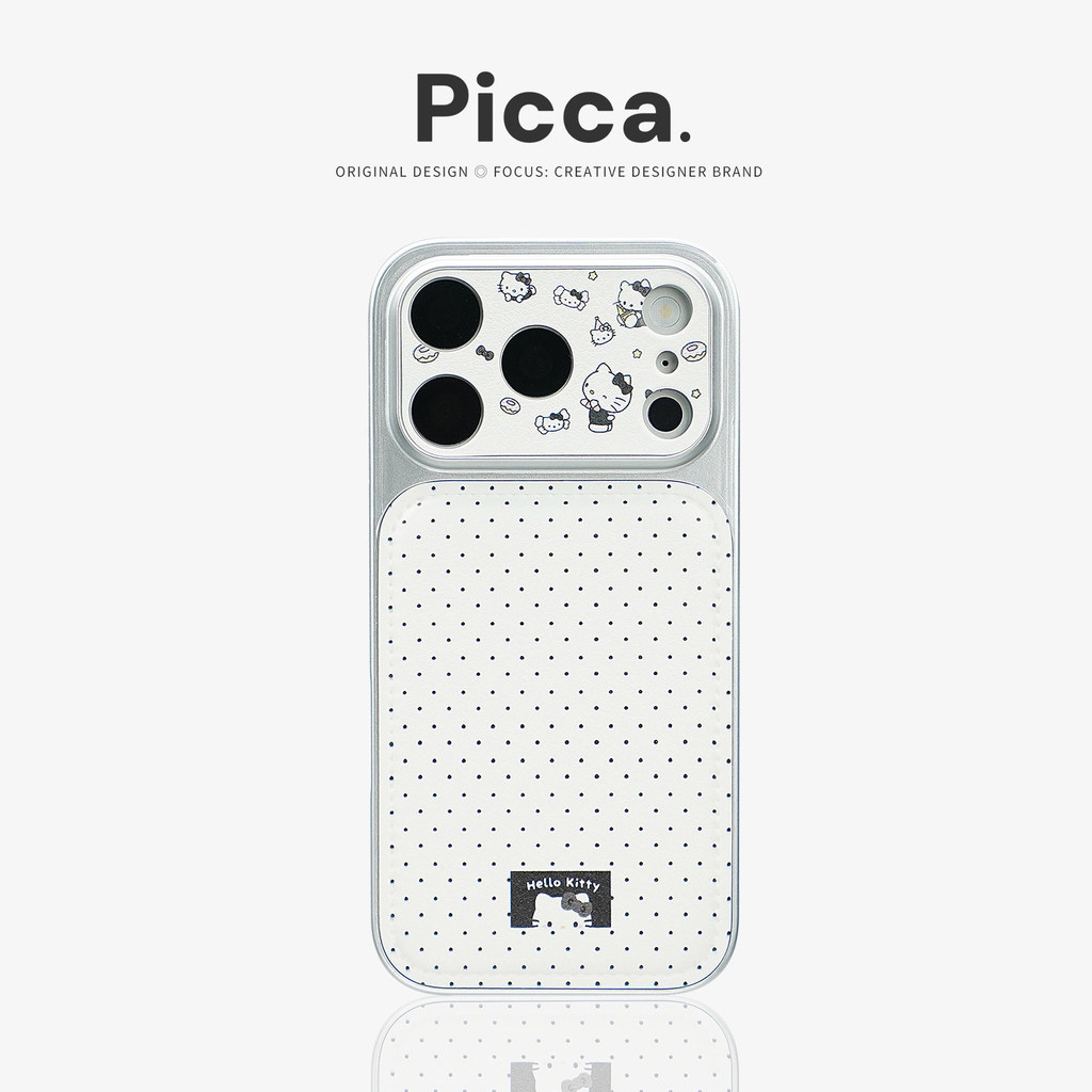 Polka Dot การ์ตูนแมว Samsung S21 S22 S23 S24 S25 S26 FE Ultra เคสโทรศัพท์ S25FE เคสป้องกัน A56 A55 กรณี