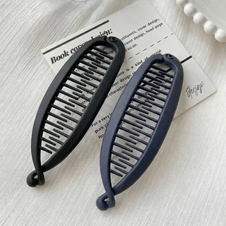 ในไทย-พร้อมส่ง✨ คลิปหนีบผมทรงกล้วยแนวตั้ง ใช้ทำผมหางม้าสูงหรือเกล้าผมก็ได้ จับผมแน่นหนาไม่หลุด ดีไซน์ไฮเอนด์ สำหรับผู้หญ