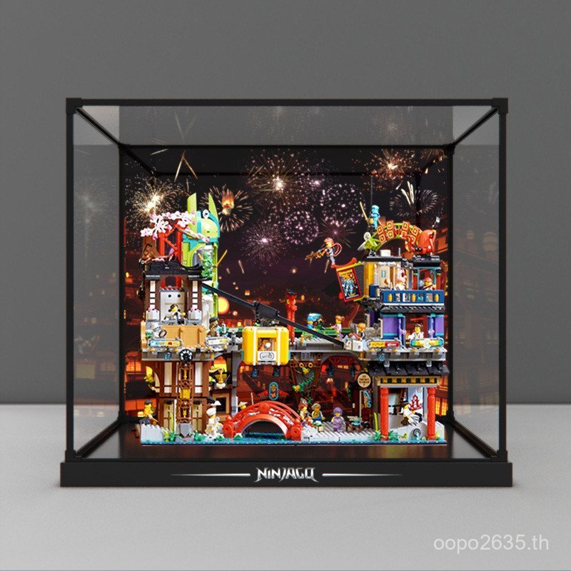 Frame Market Le 71799 เหมาะสําหรับ Phantom High Storage Box HD Ninja Acrylic City Building Block All