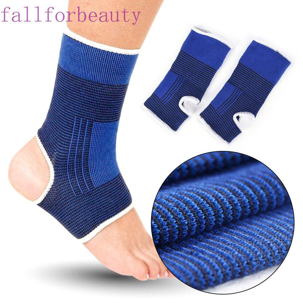 FALLFORBEAUTY Support สำหรับเข่า สีฟ้า สำหรับวิ่งและสวมใส่ง่าย
