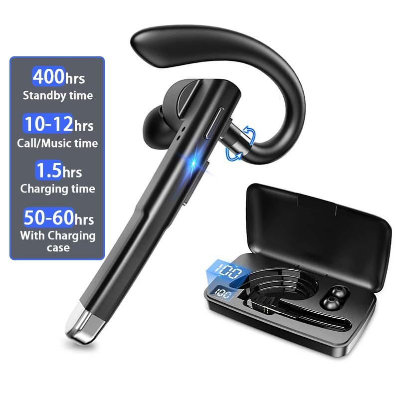 YYK-520 Business Single Ear-Hook Ear-Hook ชุดหูฟังบลูทูธไร้สาย Call Noise Cancellation 525