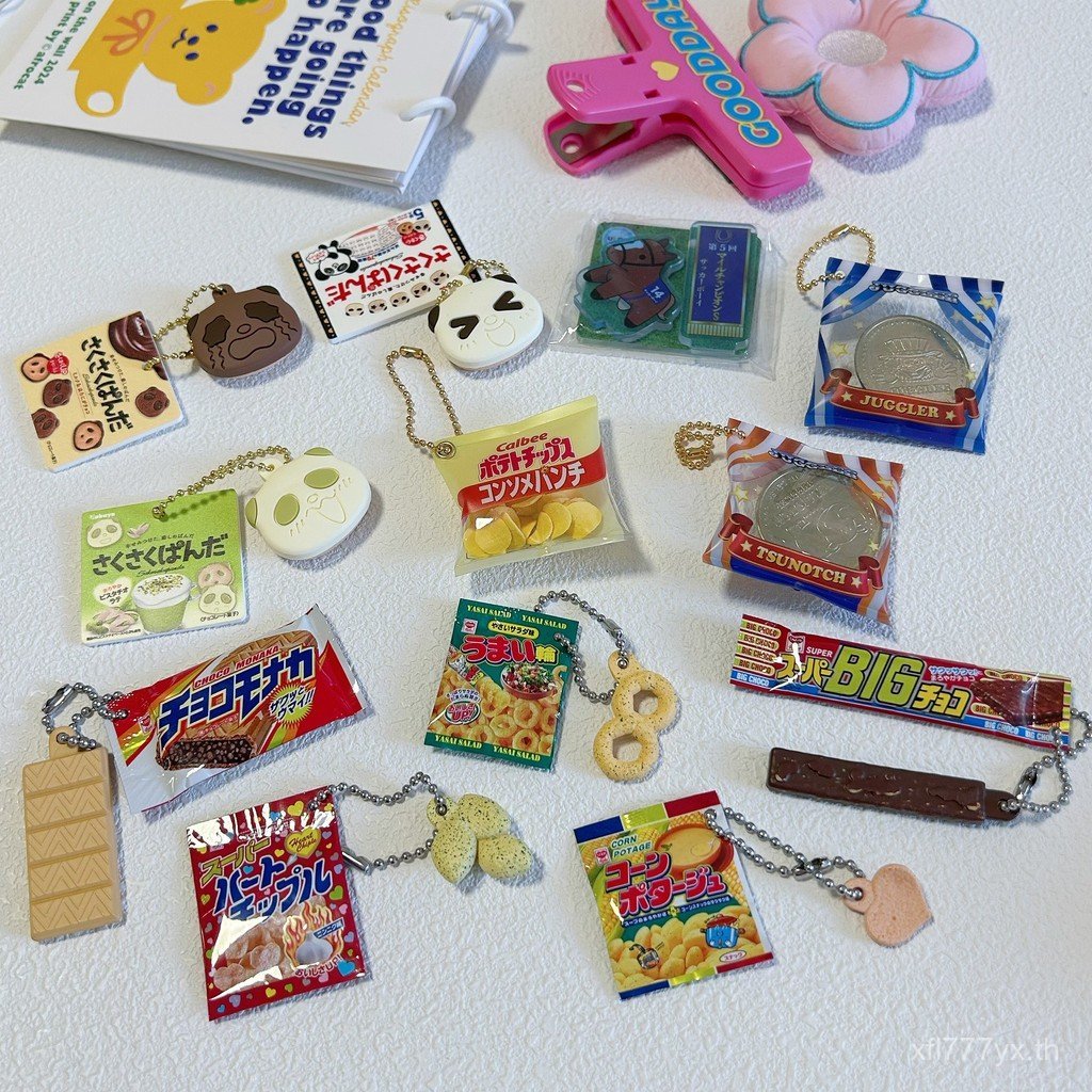 พร้อมส่ง Japan KABAYA KABAYA Panda Cookies Biscuits Potato Chips Chocolate Snacks Capsule Toys